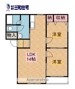 光マンション【2階】の間取り